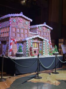 Gingerbread house at Grand California Hotel